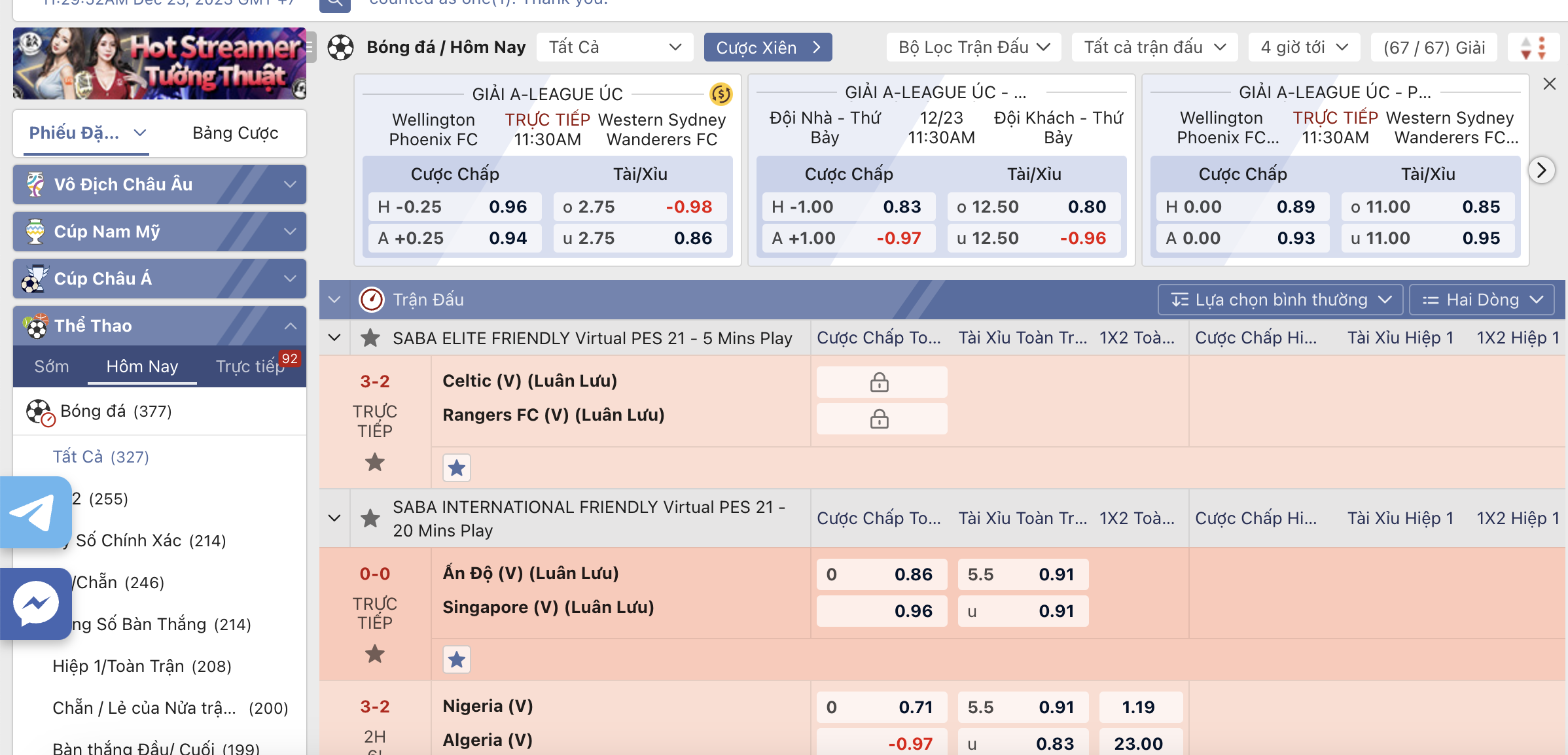 Kèo hai đội đều có bàn thắng