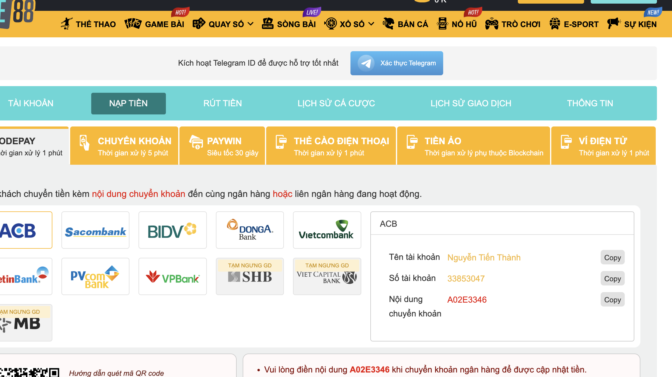 Giới thiệu về link vào Five88