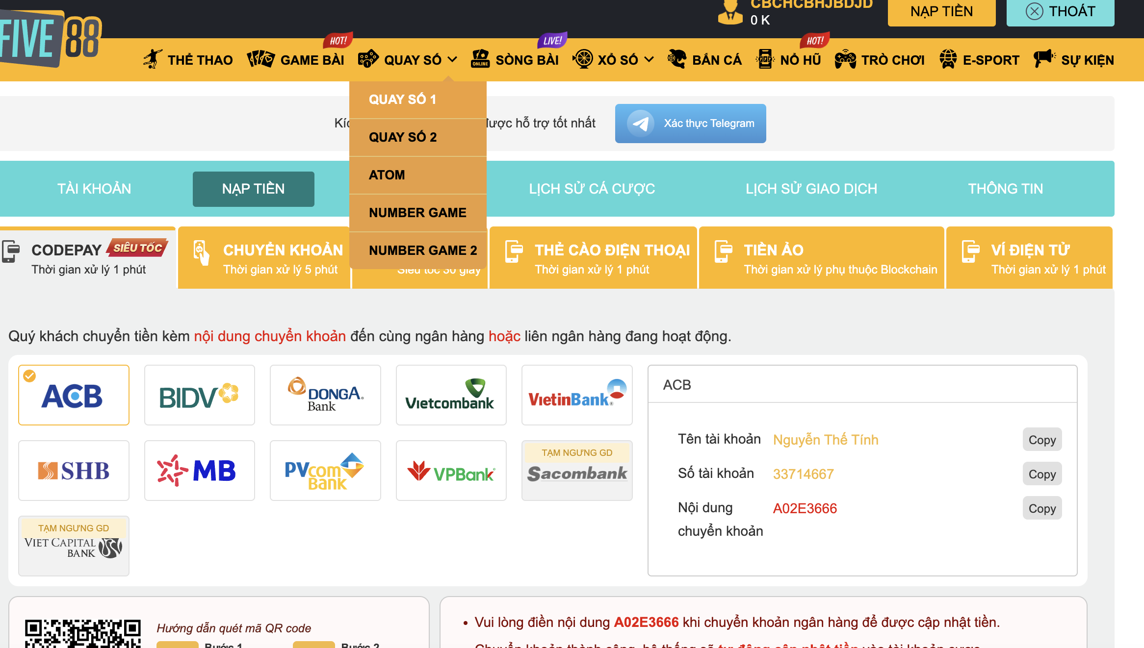 Nhà cái Five88- nơi cá cược uy tín