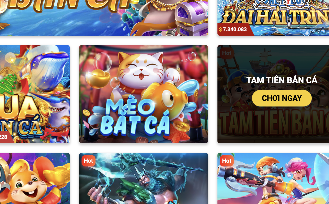 Game cược Mèo bắn cá cực hay tại Five88 top