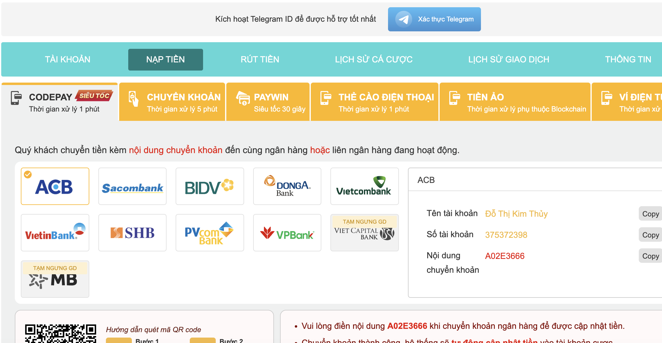 Nhấn link vào Five88 và nhận khuyến mãi