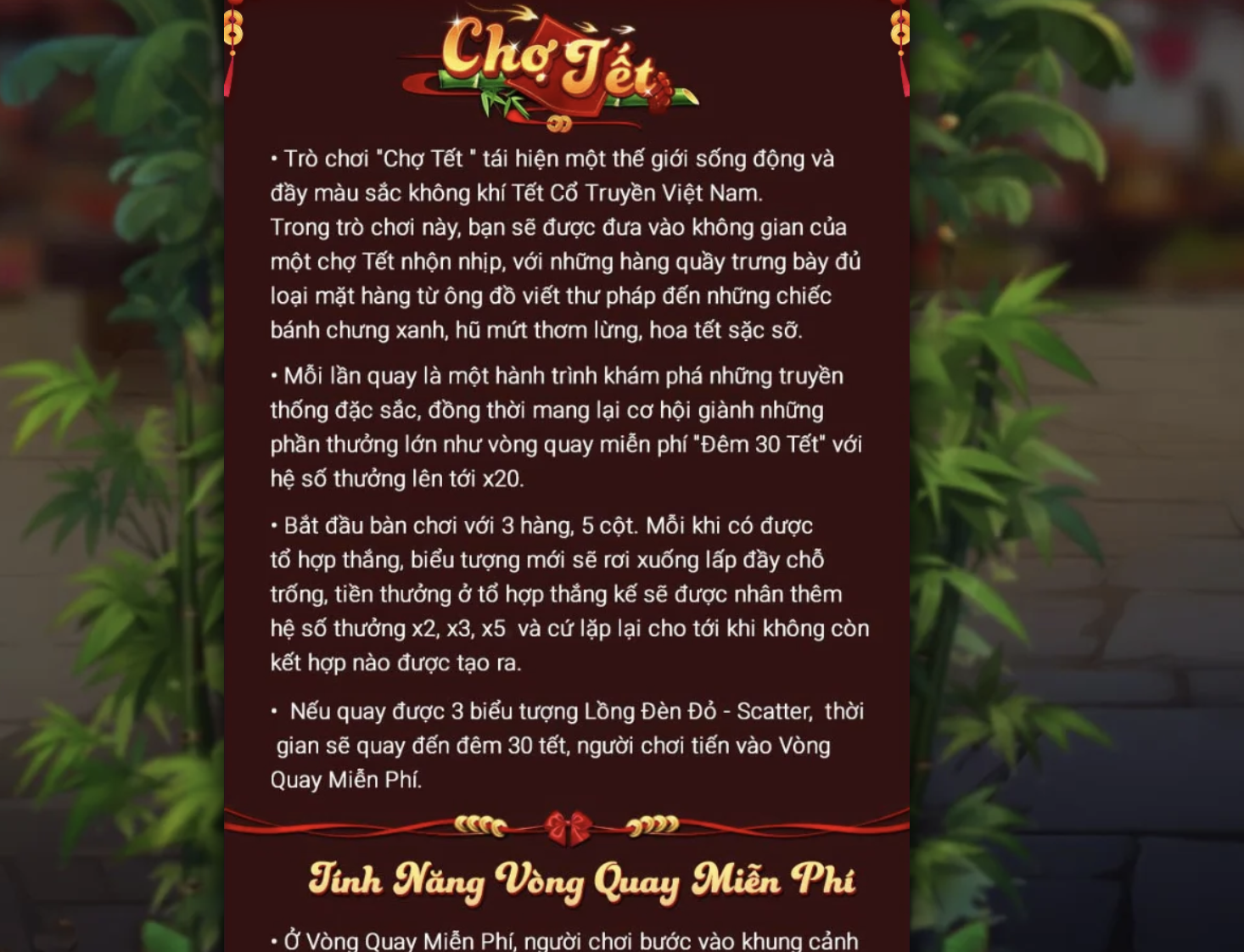 Những bước cá cược slot Chợ Tết Five88