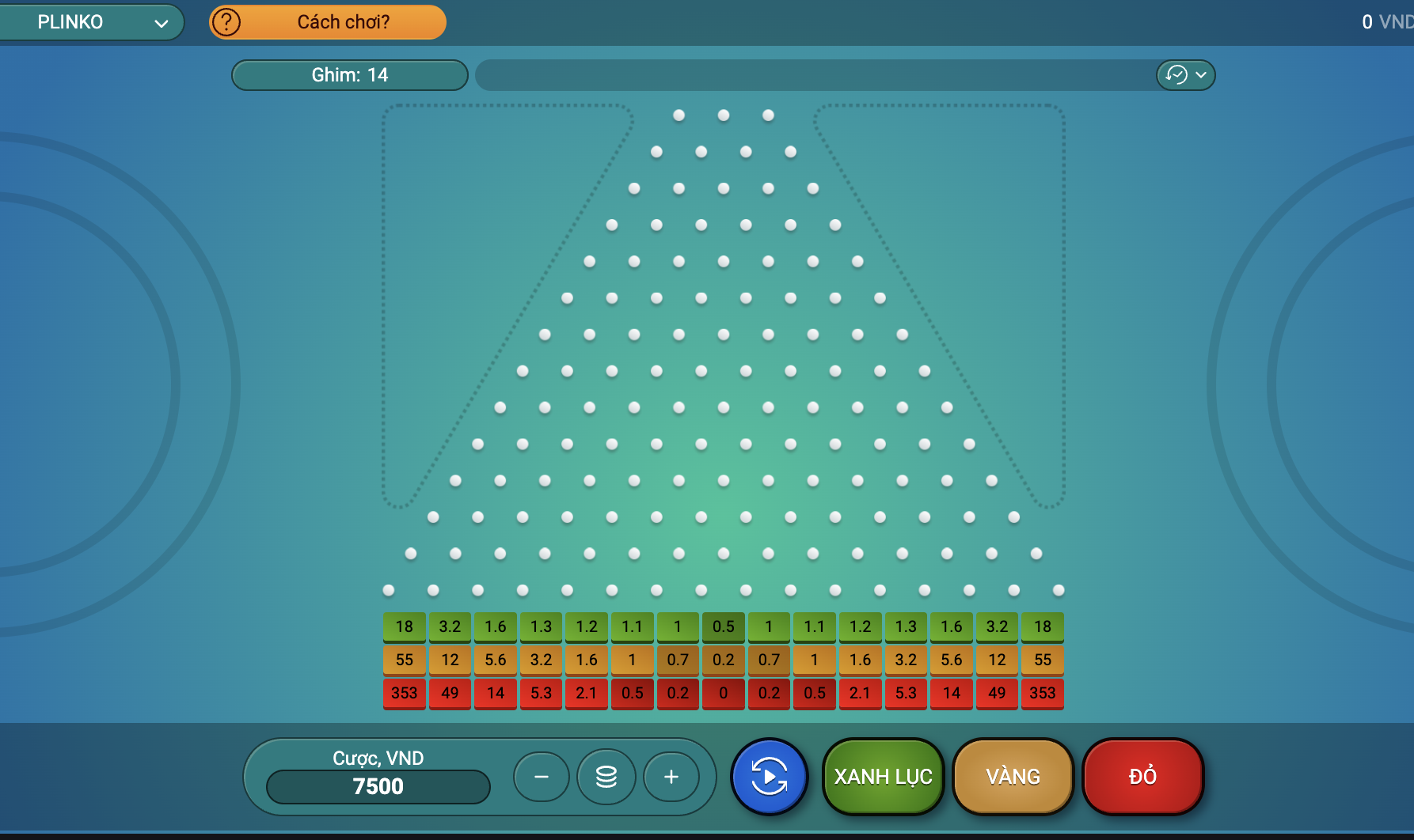 Hướng dẫn cược Plinko tại nhà cái Five88