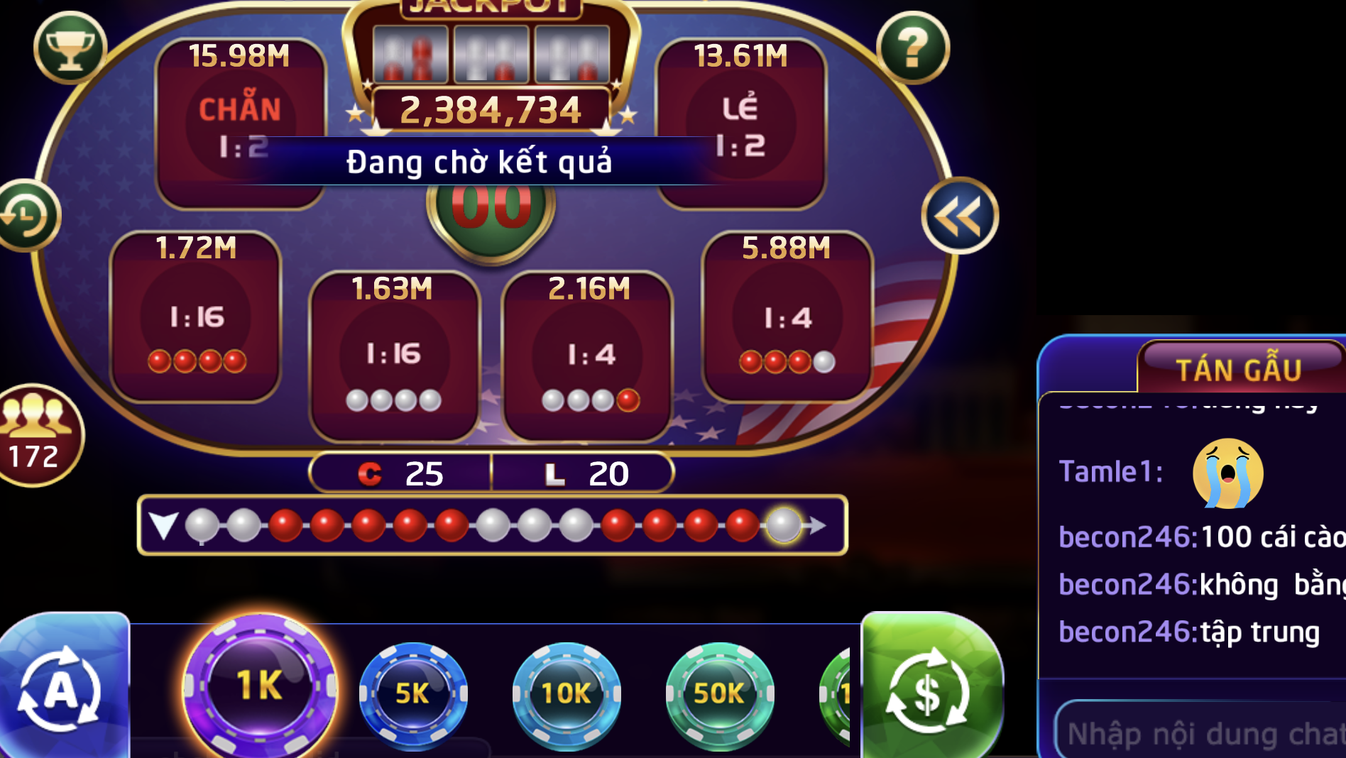 Một số quy tắc cá cược tại Roulette