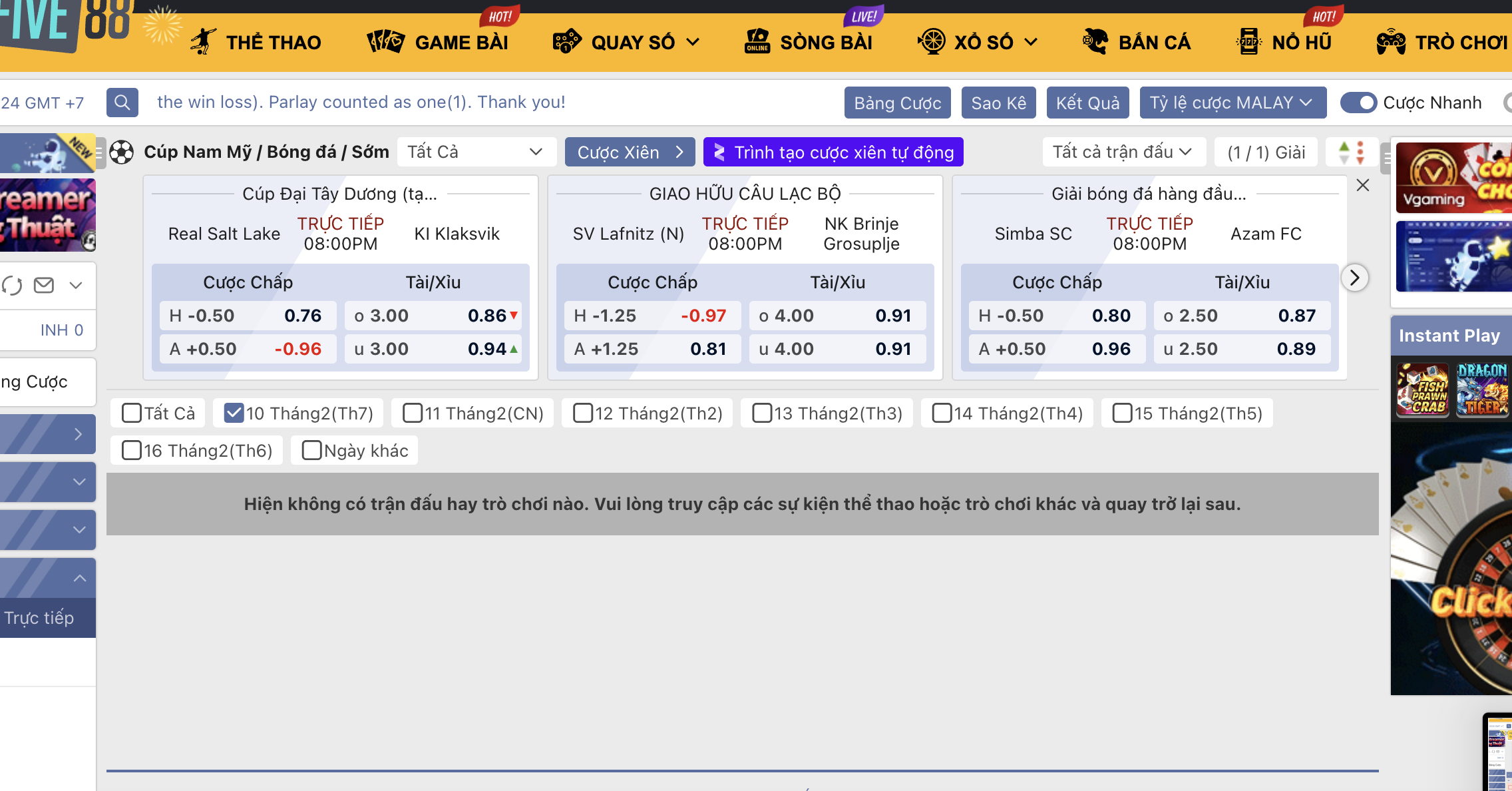Kinh nghiệm chinh phục kèo ném biên