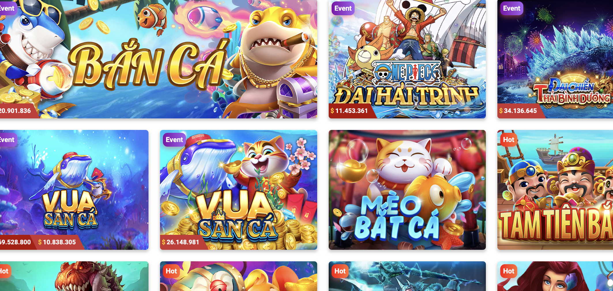 Điểm danh tựa game nổi bật trong Bắn cá Five88 me