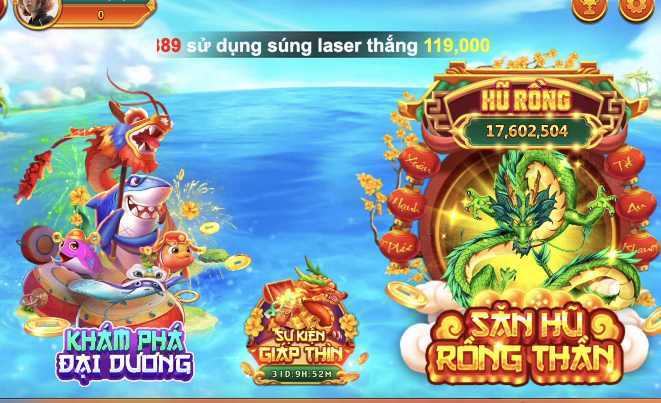 Kho game Bắn cá đầu tư phong phú