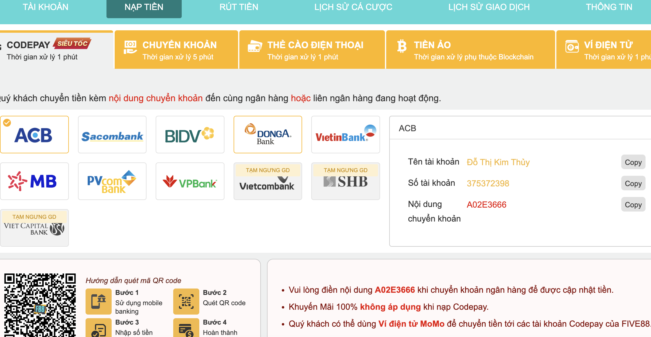 Điểm qua 1 vài khuyến mãi hoàn tiền khủng