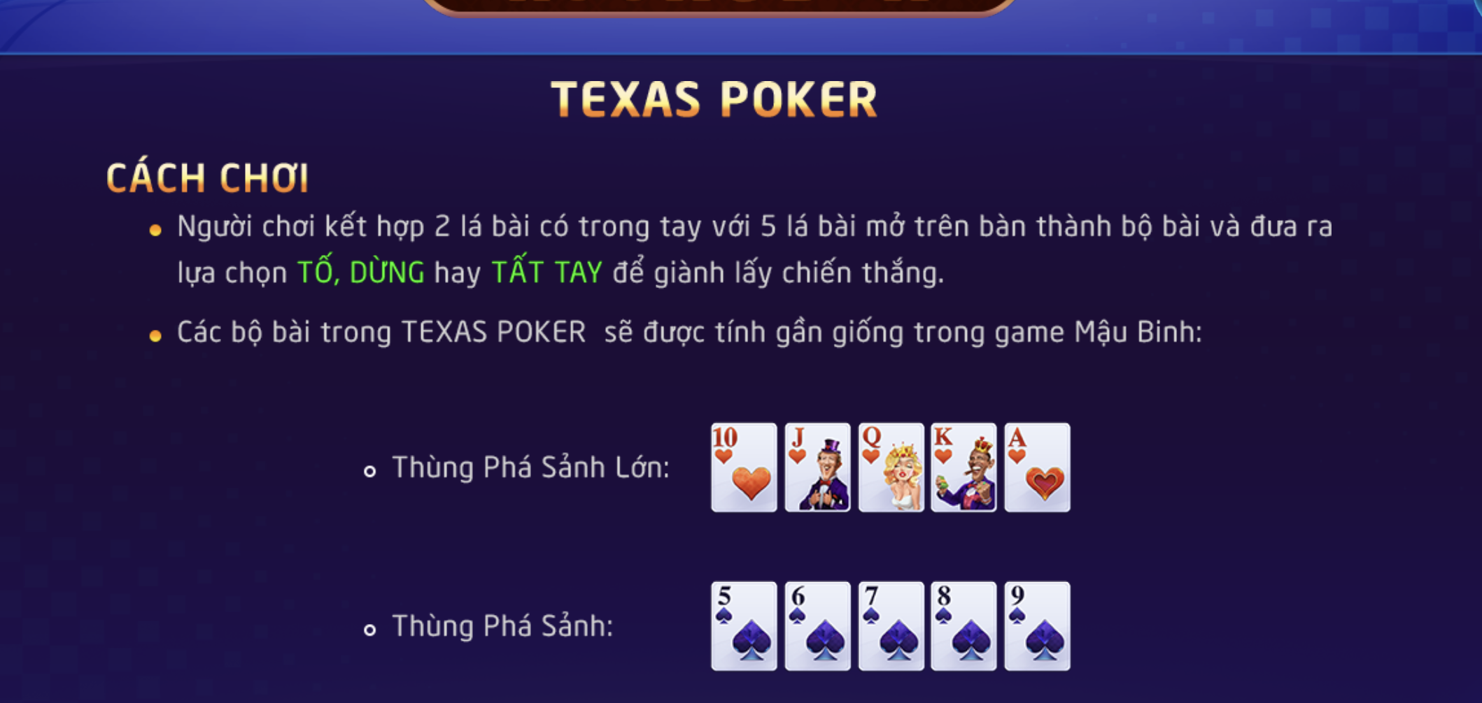Tham khảo cách chơi Texas Poker đơn giản tại Five88
