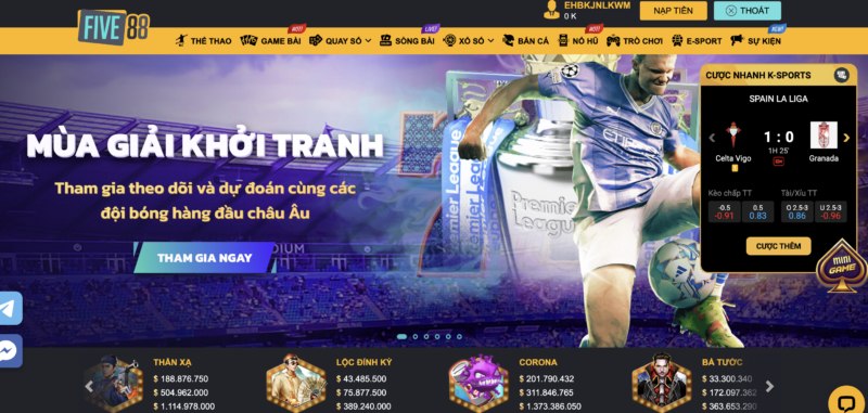 Những nét hấp dẫn từ chương trình khuyến mãi của link vào Five88