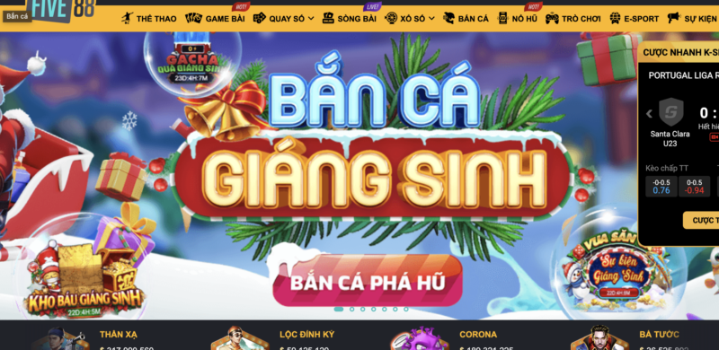 Các chương trình khuyến mãi hấp dẫn tại link vào Five88