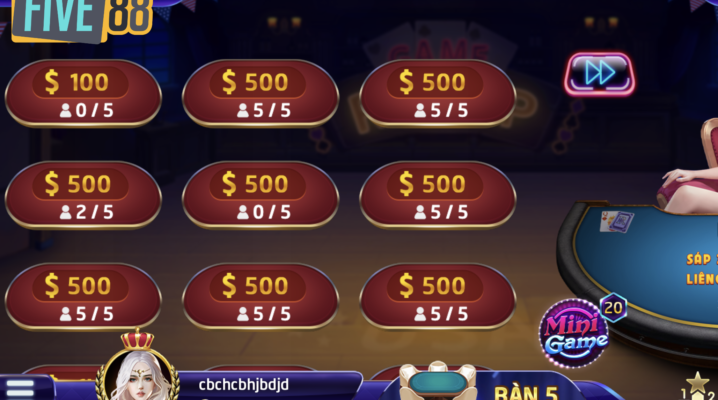 Đánh Liêng dùng bí kíp nào thắng lớn tại Five88 top?