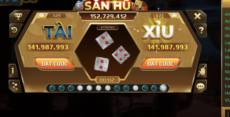 Nắm bắt ngay mẹo hay tham gia tựa game Tài Xỉu